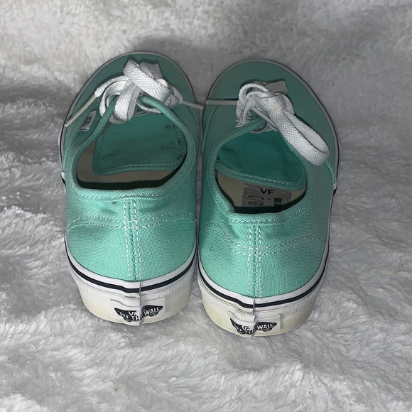 Vans women Teal Canvas Sneakers - Picture 6 of 8